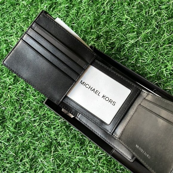 Michael Kors Men`s Gifting Bifold 3 in 1 Wallet Box Set Admiral Multi - Picture 11 of 14